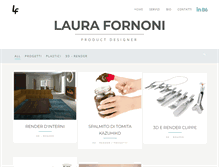 Tablet Screenshot of laurafornoni.com